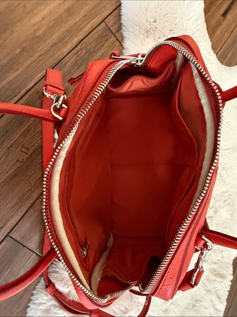 Tod's Miky Bauletto (D-Styling) Satchel - Red-Orange Women Bag - Picture 7 of 8